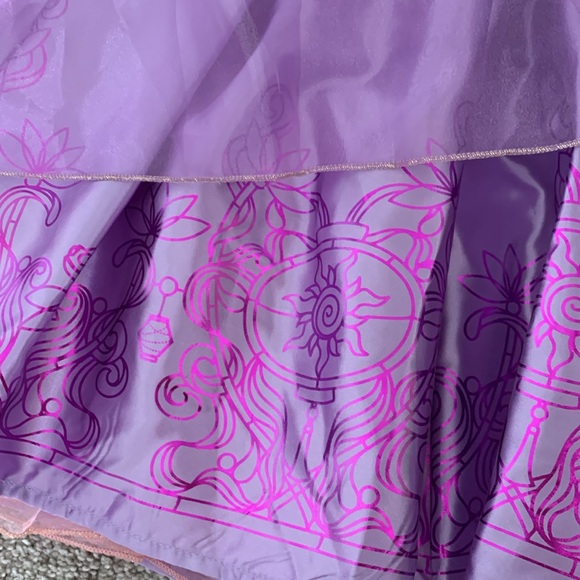 NWT disney princess rapunzel dress size (3T-4T) - Picture 7 of 10